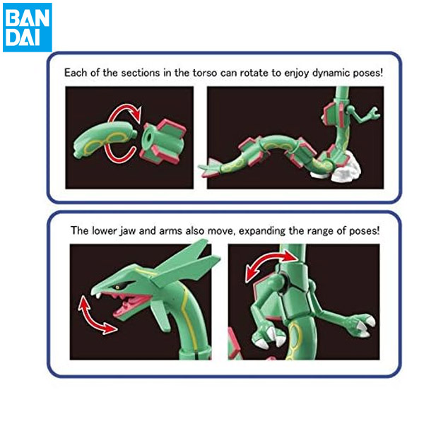 Bandai Pokemon Rayquaza Quick Plastic Model Kit